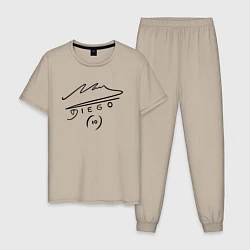 Мужская пижама Diego Maradona Автограф