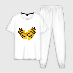 Пижама хлопковая мужская Wu-Tang Forever, цвет: белый