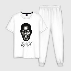 Пижама хлопковая мужская DMX Demon, цвет: белый