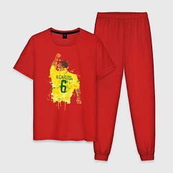 Пижама хлопковая мужская R Carlos 6, цвет: красный