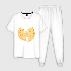 Пижама хлопковая мужская Wu-Tang Cheese, цвет: белый