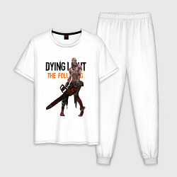 Пижама хлопковая мужская Dying light Зараженный, цвет: белый