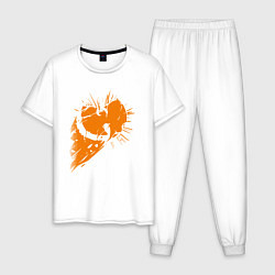 Пижама хлопковая мужская Wu-Tang, цвет: белый
