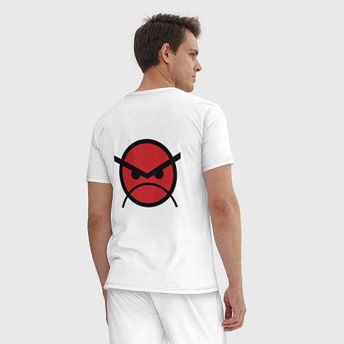 Мужская пижама Всегда злой Angry Marines / Белый – фото 4