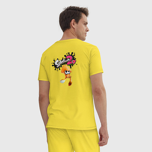 Мужская пижама Splatoon Girl / Желтый – фото 4