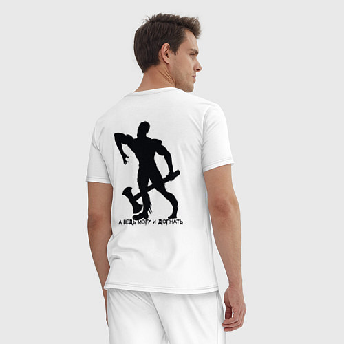 Мужская пижама Чего-то я не догоняю / Белый – фото 4