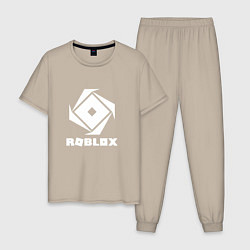 Мужская пижама ROBLOX WHITE LOGO