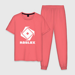 Мужская пижама ROBLOX WHITE LOGO