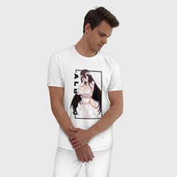 Пижама хлопковая мужская Альбедо Albedo Повелитель, цвет: белый — фото 2