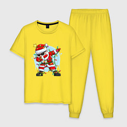 Мужская пижама DAB SANTA CLAUS В ГЕРЛЯНДЕ