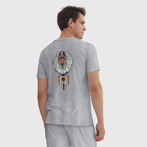 Мужская пижама Angry princess / Меланж – фото 4