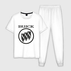 Мужская пижама Buick Black and White Logo