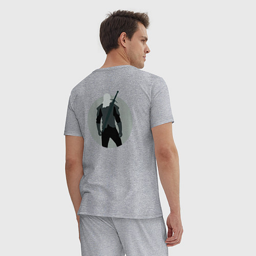 Мужская пижама Ведьмак новый сезон / Меланж – фото 4