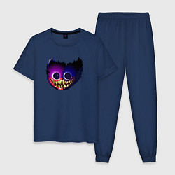 Пижама хлопковая мужская Хаги Ваги 2022 New топ, цвет: тёмно-синий