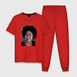 Пижама хлопковая мужская Нэнси The Craft, цвет: красный