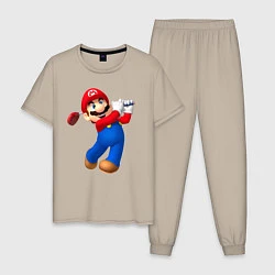 Мужская пижама Марио - крутейший гольфист Super Mario