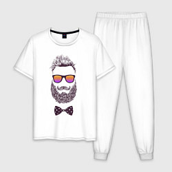 Мужская пижама Мужчина с бородой и в очках