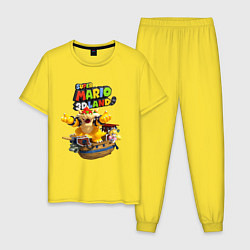 Мужская пижама Принцесса Персик на корабле Боузера Super Mario 3D