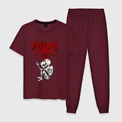 Мужская пижама Cannibal Corpse skeleton