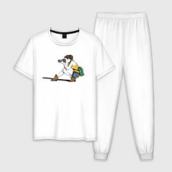 Мужская пижама Девушка фотограф за работой