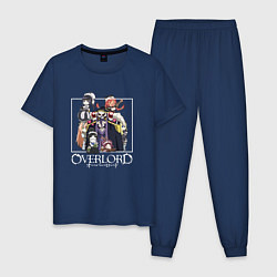 Пижама хлопковая мужская Оверлорд Overlord, цвет: тёмно-синий