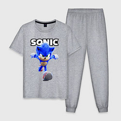 Мужская пижама Sonic the Hedgehog 2022