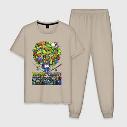 Мужская пижама Crazy Dave plants
