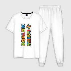 Мужская пижама Roblox Lego Game