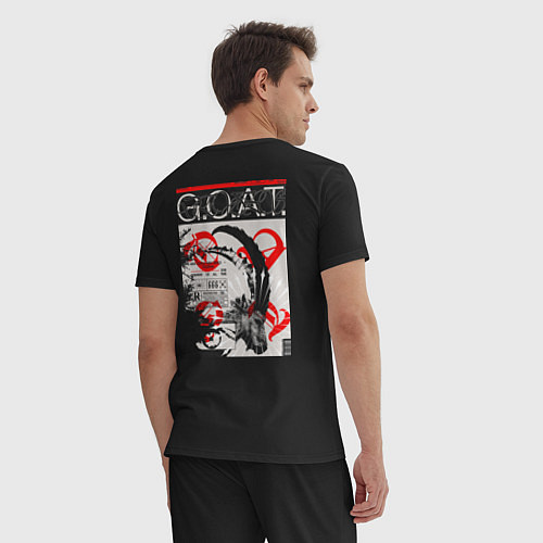 Мужская пижама Polyphia / Черный – фото 4