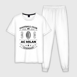 Мужская пижама AC Milan: Football Club Number 1 Legendary