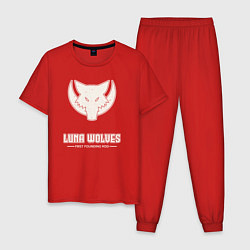 Мужская пижама Лунные волки лого винтаж