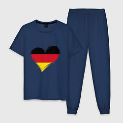 Мужская пижама Сердце - Германия