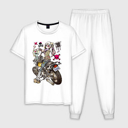 Мужская пижама Anime biker girl