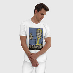 Пижама хлопковая мужская Vault guarantee boy, цвет: белый — фото 2