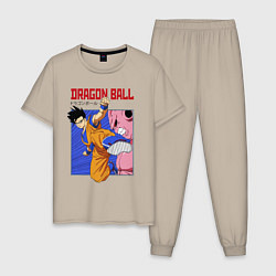 Мужская пижама Dragon Ball - Сон Гоку - Удар