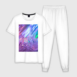 Мужская пижама Радужные кристаллы