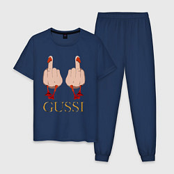 Мужская пижама Два весёлых гуся - GUSSI - Fashion 2055