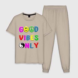 Мужская пижама Good vibes only