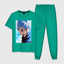 Мужская пижама Сатору Годжо в очках - Jujutsu kaisen