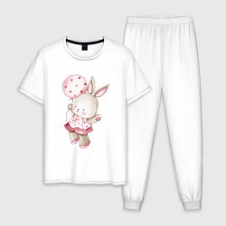 Мужская пижама Зайка с шариком