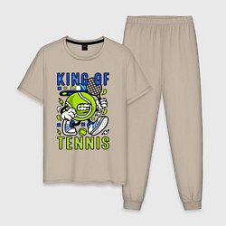 Мужская пижама Король тенниса мяч с ракеткой