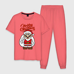 Мужская пижама Christmas Mario
