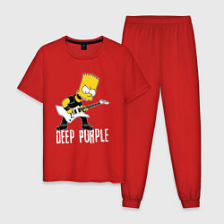 Мужская пижама Deep Purple Барт Симпсон рокер