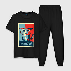 Мужская пижама Meow obey