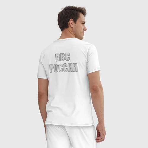 Мужская пижама Военно Воздушные Силы - ВВС / Белый – фото 4