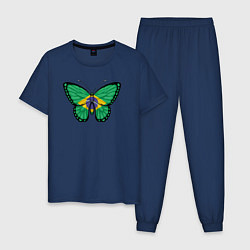 Мужская пижама Бразилия бабочка