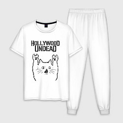 Мужская пижама Hollywood Undead - rock cat