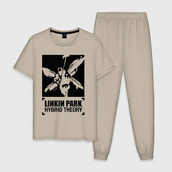 Пижама хлопковая мужская LP Hybrid Theory, цвет: миндальный