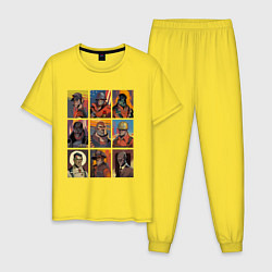 Мужская пижама Team fortress 2 - портреты персонажей