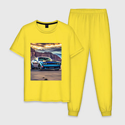 Мужская пижама Авто Додж Челленджер